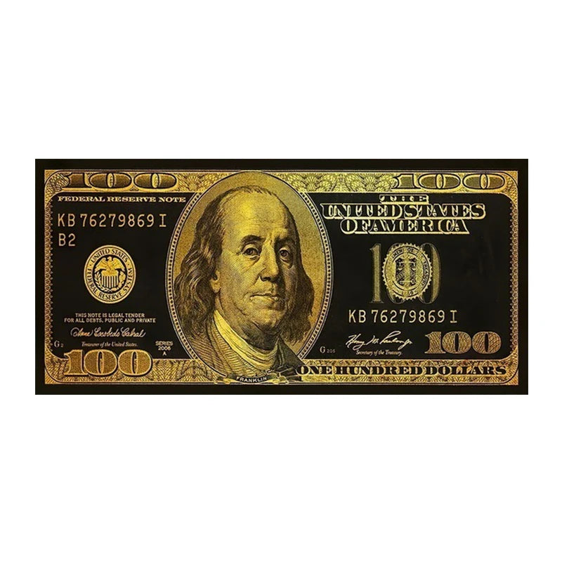 Modern Art Canvas Posters Burning Dollar Inspirational Poster  Prints 100 Dollars Pictures Living Room Wall Decoration Paintings Empire Shop